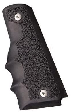 Hogue 1911 wraparound rubber grips with finger grooves