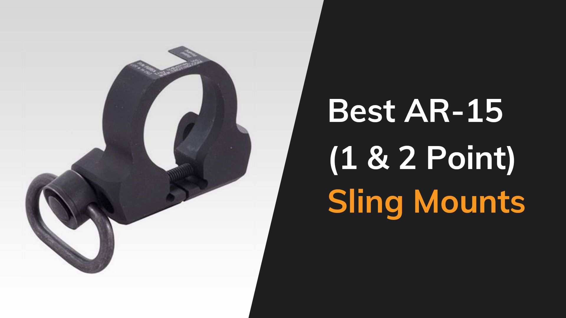 8 Best AR15 One & TwoPoint Sling Mounts 2021 The Arms Guide